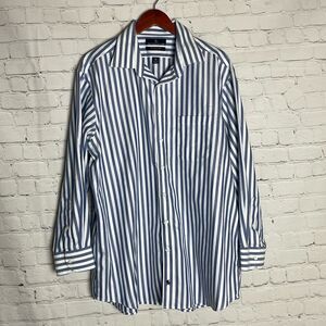Hart Schaffner Marx Cotton Button Down Shirt Size 17 1/2, 33